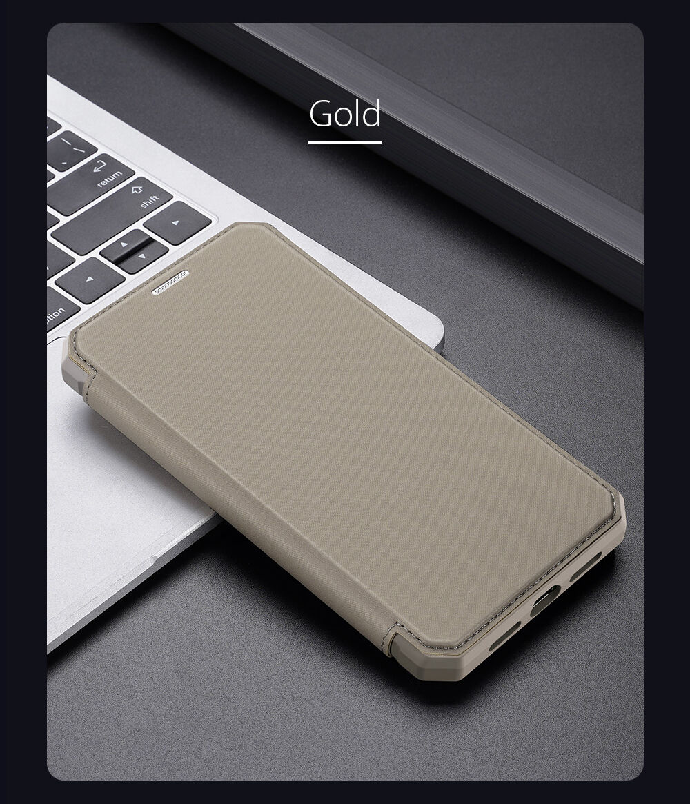 Dux Ducis husă tip portofel pentru cărți de credit pentru iPhone XR - roz