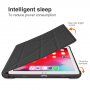 Husă cu stativ origami și compartiment pentru Apple Pencil pentru iPad 10,2" (2019-2021) / Air 3 (2019) / Pro 10,5" - auriu
