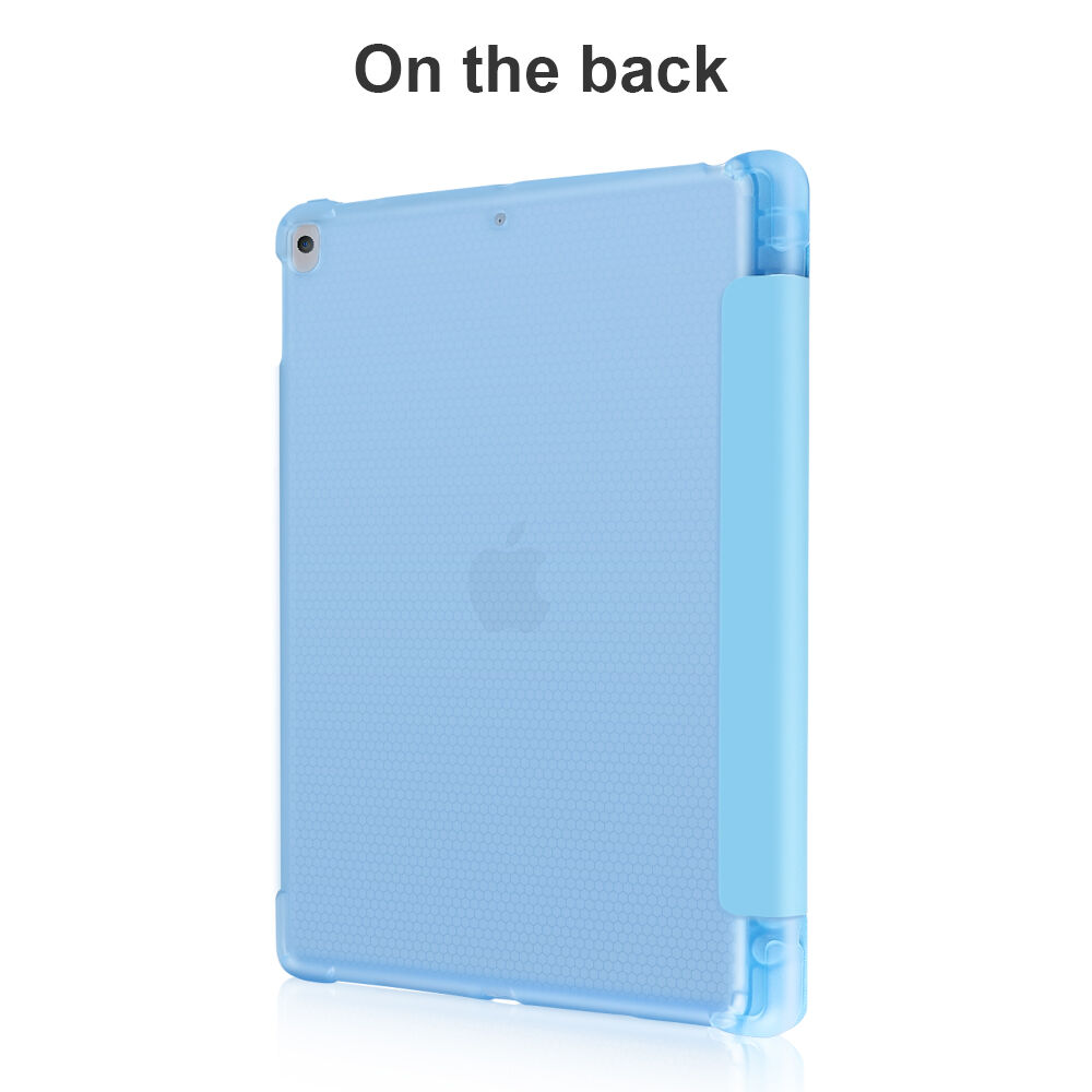 Husă cu stativ origami și compartiment pentru Apple Pencil pentru iPad 10,2