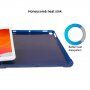 Carcasă flip cu funcție sleep și compartiment pentru Apple Pencil, pentru iPad 10,2" (2019-2021) / Air 3 (2019) / Pro 10,5" - albastru închis