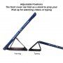 Carcasă flip cu funcție sleep și compartiment pentru Apple Pencil, pentru iPad 10,2" (2019-2021) / Air 3 (2019) / Pro 10,5" - albastru închis