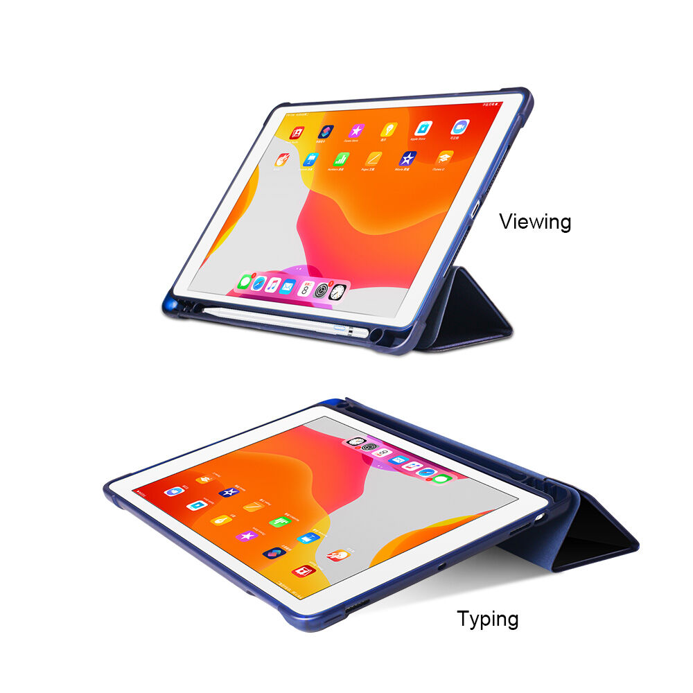 Carcasă flip cu funcție sleep și compartiment pentru Apple Pencil, pentru iPad 10,2
