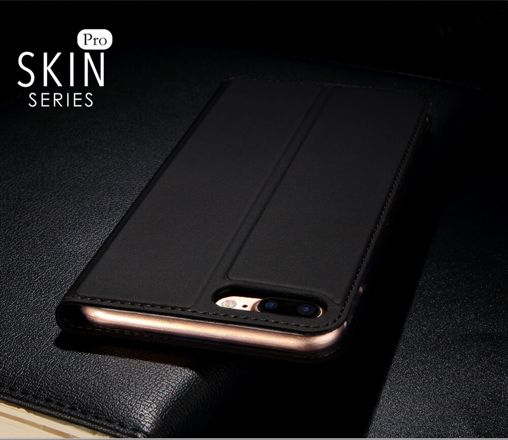 Dux Ducis husă flip cu stativ pentru iPhone 7 Plus / 8 Plus - albastru închis
