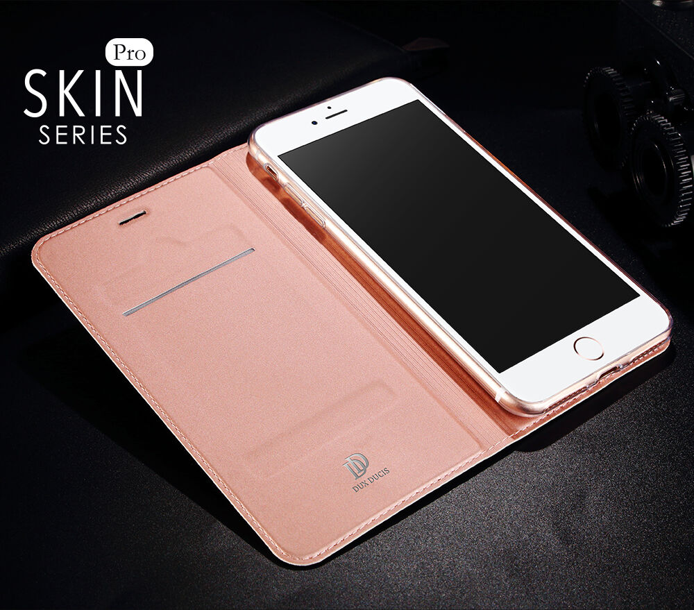 Dux Ducis husă flip cu stativ pentru iPhone 7 Plus / 8 Plus - albastru închis