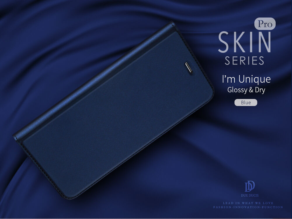 Dux Ducis husă flip cu stativ pentru iPhone 7 Plus / 8 Plus - gri închis