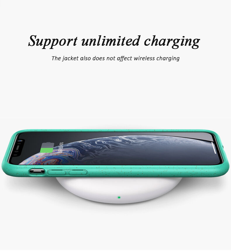 Carcasă mată ecologică degradabilă pentru iPhone 11 Pro - roșu