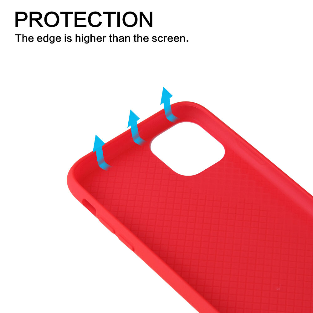 Howmark carcasă moale cauciucată pentru iPhone 11 Pro Max - alb