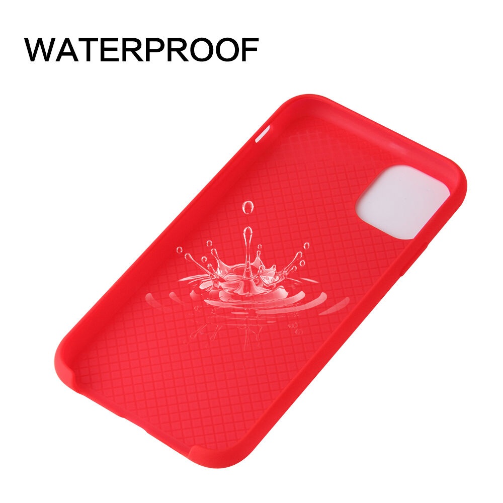 Howmark carcasă moale cauciucată pentru iPhone 11 Pro Max - alb