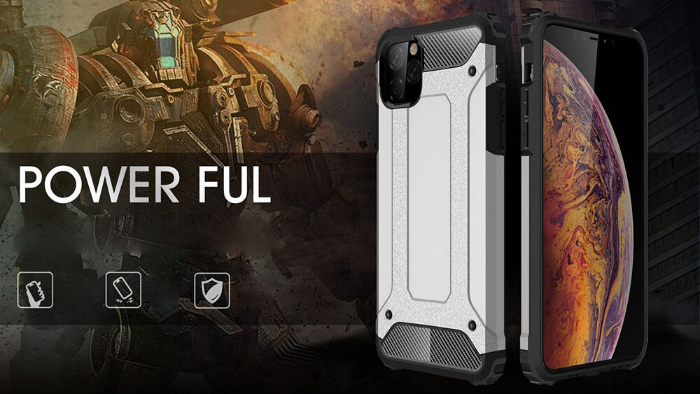 Carcasă rezistentă Armor, pentru iPhone 11 Pro Max - roșu
