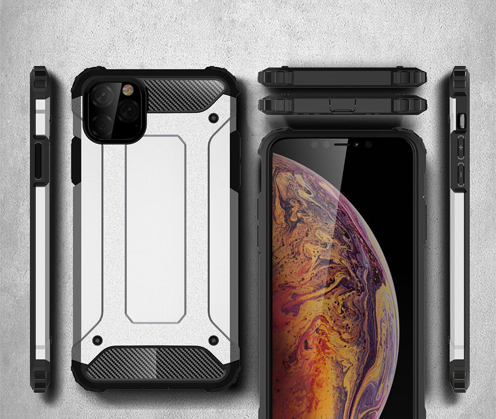 Carcasă rezistentă Armor, pentru iPhone 11 Pro Max - roșu Carcasă rezistentă Armor, pentru iPhone 11 Pro Max - roșu