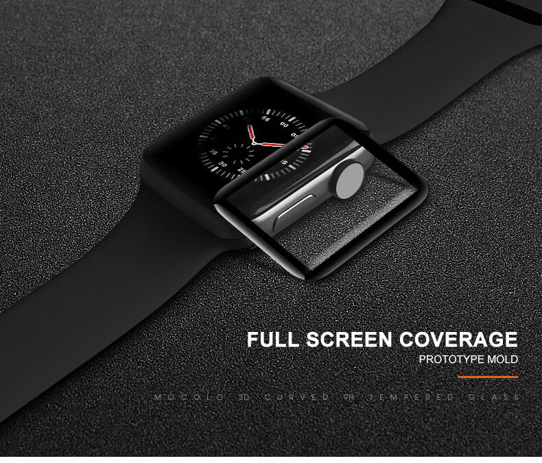 Sticlă durificată Mocolo 3D, cu margine moale, pentru Apple Watch 40mm