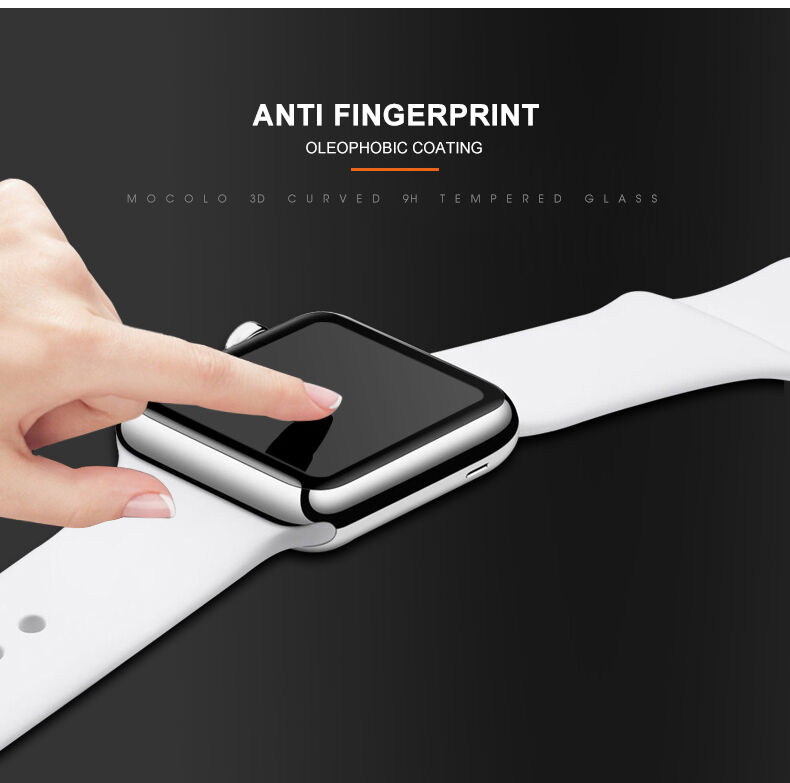 Sticlă durificată Mocolo 3D, cu margine moale, pentru Apple Watch 40mm