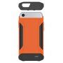 Carcasă rezistentă de protecţie, cu baterie 4000 mAh, pentru iPhone 6/6S/7/8 - portocaliu