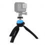PULUZ Stativ / trepied cu cap pivotant cu 360°, pentru iPhone - albastru