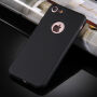 Husă din plastic pentru iPhone 8 / 7, cu protecţie 360° - protejează partea din faţă şi din spate - negru