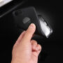 Husă din plastic pentru iPhone 8 / 7, cu protecţie 360° - protejează partea din faţă şi din spate - negru