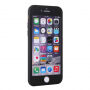 Husă din plastic pentru iPhone 6 / 6S, cu protecţie 360° - protejează partea din faţă şi din spate - negru