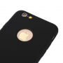 Husă din plastic pentru iPhone 6 / 6S, cu protecţie 360° - protejează partea din faţă şi din spate - negru