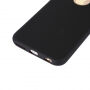 Husă din plastic pentru iPhone 6 / 6S, cu protecţie 360° - protejează partea din faţă şi din spate - negru