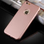 Husă din plastic pentru iPhone 6 Plus / 6S Plus, cu protecţie 360° - protejează partea din faţă şi din spate - roz auriu (Rose Gold)