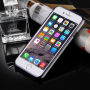 Husă pentru iPhone 6 Plus / 6S Plus, cu protecţie 360° şi canturi lucioase - protejează partea din faţă şi din spate - gri