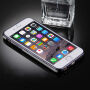 Husă pentru iPhone 6 Plus / 6S Plus, cu protecţie 360° şi canturi lucioase - protejează partea din faţă şi din spate - gri