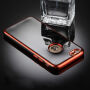 Husă pentru iPhone 6 Plus / 6S Plus, cu protecţie 360° şi canturi lucioase - protejează partea din faţă şi din spate - roşu