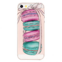 Carcasă de protecţie model artistic pentru iPhone 5 / 5S / SE (2016) - macaroons