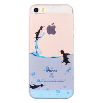 Carcasă pentru iPhone 5 / 5S / SE (2016) - model artistic - pinguini