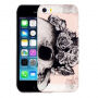 Carcasă de protecţie model artistic pentru iPhone 5 / 5S / SE (2016) - craniu