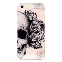 Carcasă de protecţie model artistic pentru iPhone 5 / 5S / SE (2016) - craniu