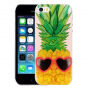 Carcasă de protecţie model artistic pentru iPhone 5 / 5S / SE (2016) - ananas