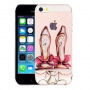 Carcasă de protecţie model artistic pentru iPhone 5 / 5S / SE (2016) - pantofi cu toc