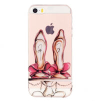Carcasă de protecţie model artistic pentru iPhone 5 / 5S / SE (2016) - pantofi cu toc