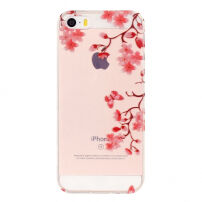 Carcasă de protecţie model artistic pentru iPhone 5 / 5S / SE (2016) - frunze de sakura
