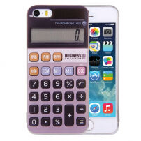 Carcasă pentru iPhone 5 / 5S / SE, cu motiv de calculator - gri