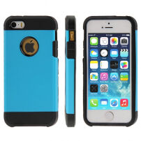 Carcasă super rezistentă "Armor", pentru iPhone 5 / 5S / SE (2016) - albastru