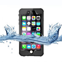 Husă IP68 impermeabilă şi rezistentă la praf, pentru iPhone 6 / 6S - negru