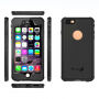 Husă IP68 impermeabilă şi rezistentă la praf, pentru iPhone 6 / 6S - negru