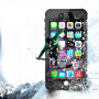 Husă IP68 impermeabilă şi rezistentă la praf, pentru iPhone 6 / 6S - negru