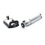 Stativ / trepied din aluminiu, cu picioare telescopice, pentru iPhone - argintiu