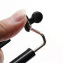 Stativ / trepied din aluminiu, cu picioare telescopice, pentru iPhone - argintiu