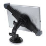 Suport auto universal rotativ, cu ventuză, pentru iPad - negru