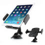 Suport auto cu ventuză, rotativ la 360 ° pentru iPad - negru