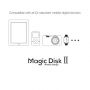 Încărcător wireless NILLKIN / pad de încărcare Qi Magic Disk II pentru Apple iPhone - negru