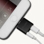 Reducţie 2 în 1 OCUBE Lightning la port 3,5 mm şi Lightning pentru Apple iPhone - negru