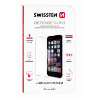Sticlă durificată SWISSTEN 2.5D (Tempered Glass), pentru iPhone 4 / 4S - duritate 9H - grosime 0,3 mm