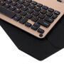 Tastatură wireless Bluetooth şi husă, pentru Apple iPad Air 3 (2019) / iPad Pro 10,5" (2017) - auriu