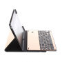 Tastatură wireless Bluetooth şi husă, pentru Apple iPad Air 3 (2019) / iPad Pro 10,5" (2017) - auriu