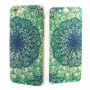 Husă din cauciuc, cu deschidere flip, pentru iPhone 6 / 6S – desen floral 2